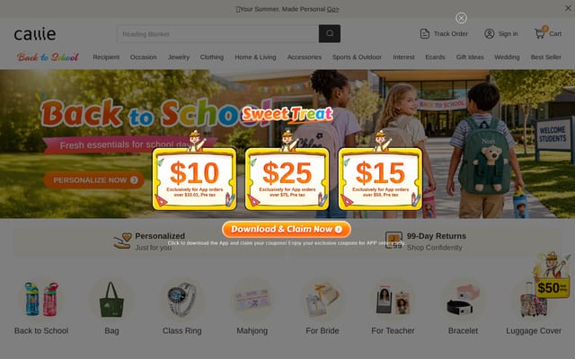 Screenshot of callie.com