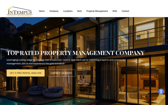 Screenshot of intempuspropertymanagement.com