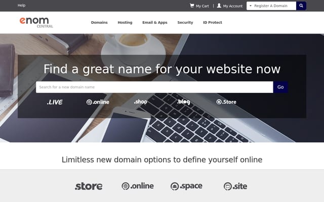 Screenshot of enomcentral.com