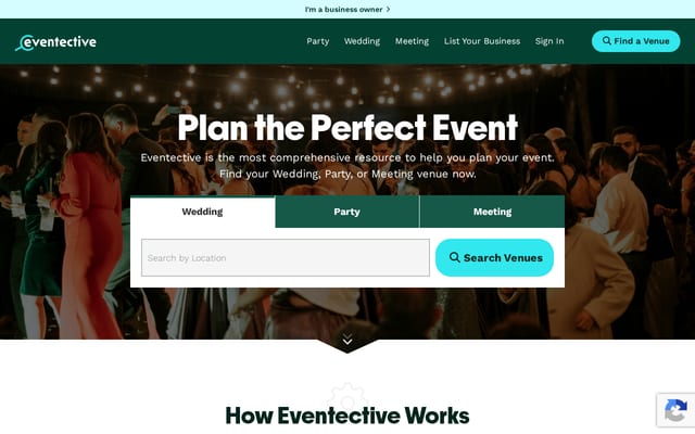 Screenshot of eventective.com