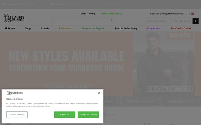 Screenshot of ralawise.com