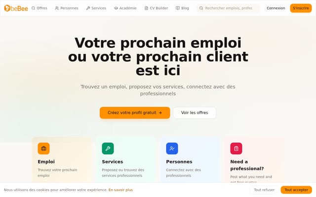 Screenshot of bebee.com