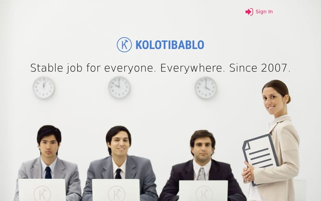 Screenshot of kolotibablo.com