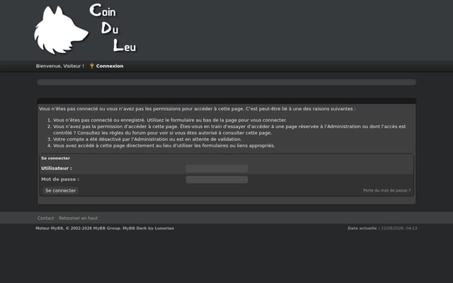 Screenshot of coinduleu.org
