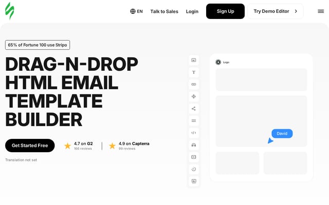 Screenshot of viewstripo.email