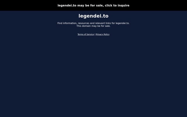 Screenshot of legendei.to