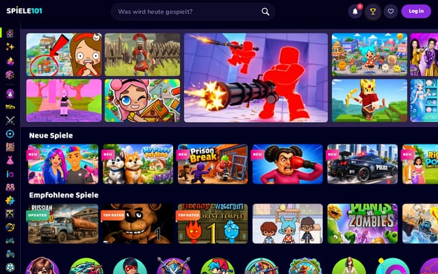 Screenshot of spiele101.de