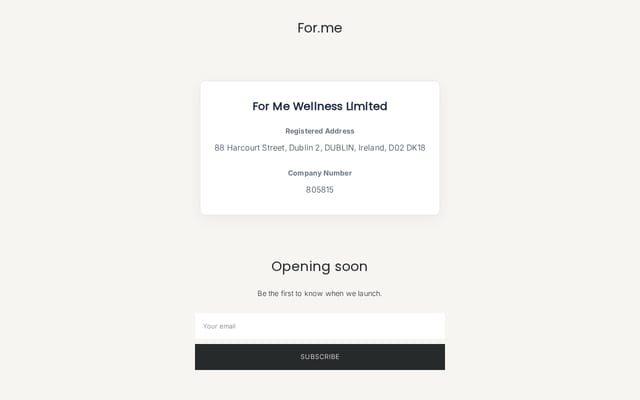 Screenshot of for.me