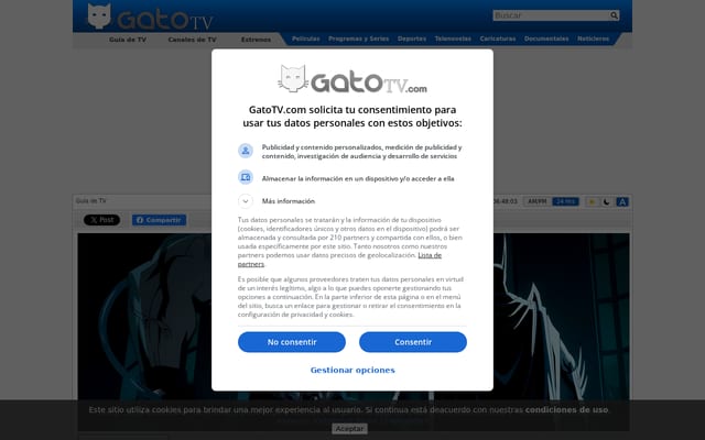 Screenshot of gatotv.com