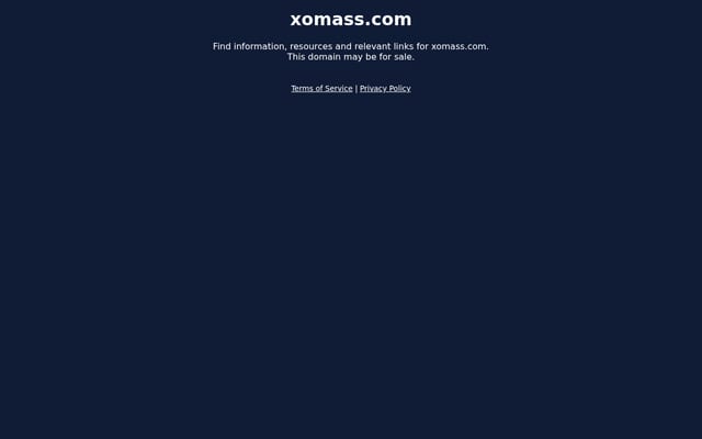 Screenshot of xomass.com