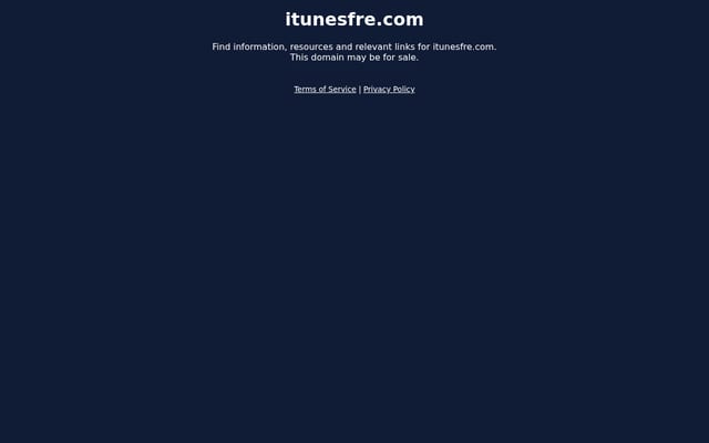 Screenshot of itunesfre.com