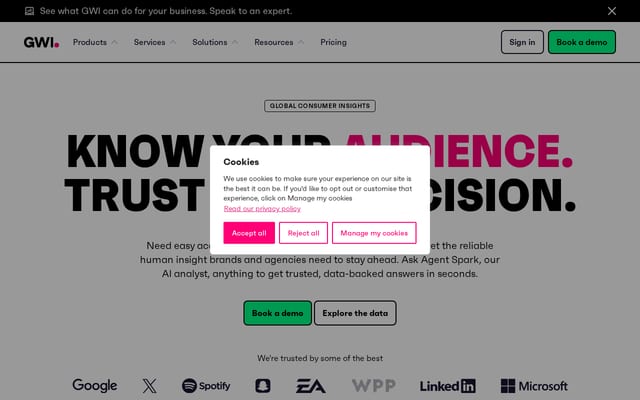 Screenshot of pollpass.com