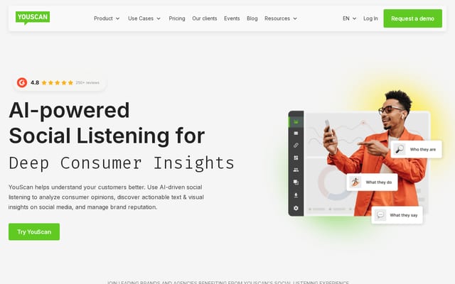 Screenshot of youscan.io