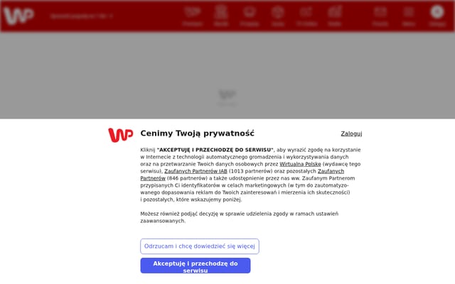 Screenshot of wp.pl