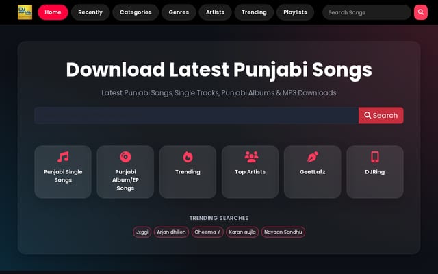 Screenshot of djjohal.net