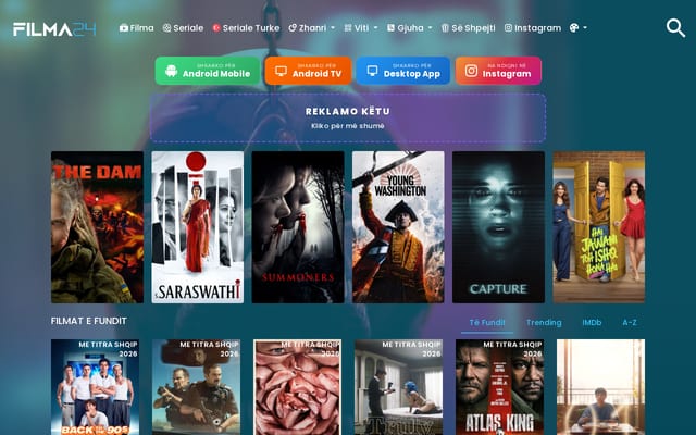 Screenshot of filma24.stream