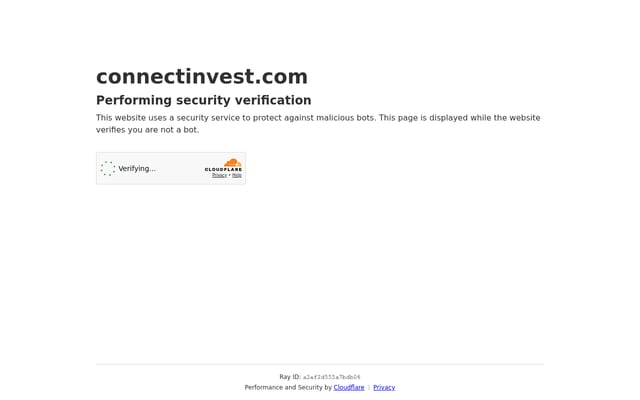 Screenshot of connectinvest.com