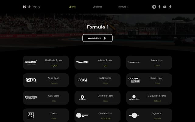 Screenshot of kableos.com