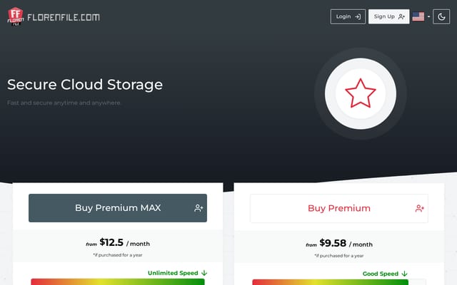 Screenshot of florenfile.com