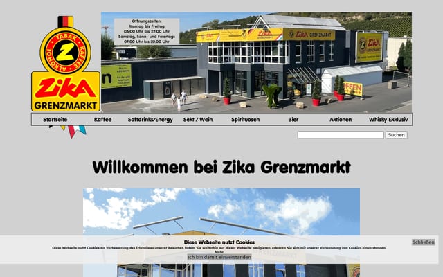 Screenshot of zika.lu