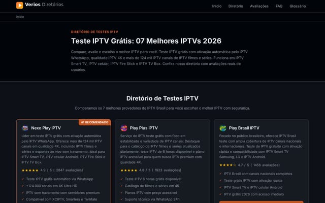 Screenshot of verios.com.br