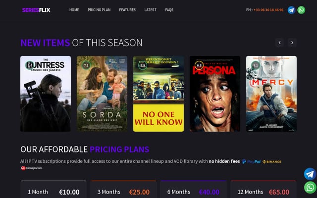 Screenshot of seriesflix.online