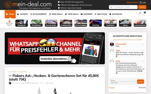 Screenshot of mein-deal.com