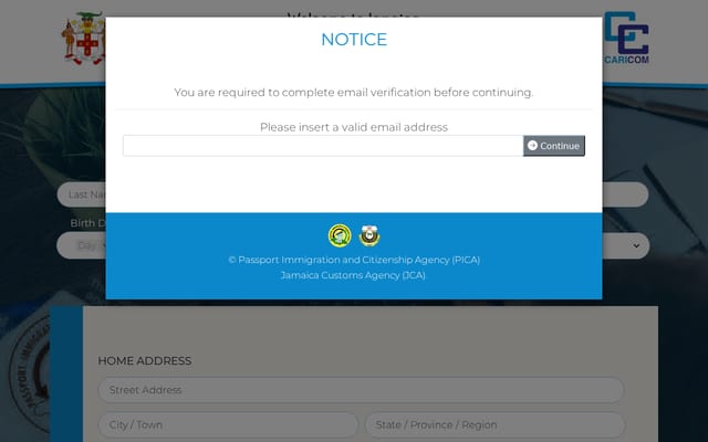 Screenshot of enterjamaica.com