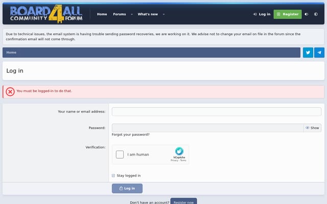 Screenshot of board4all.biz