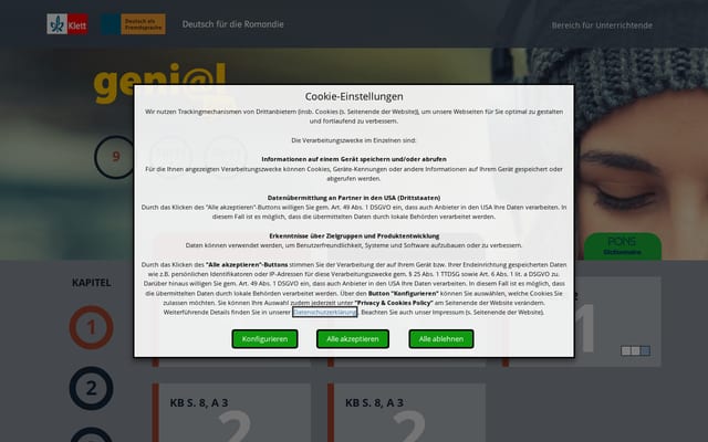 Screenshot of genialklick.ch