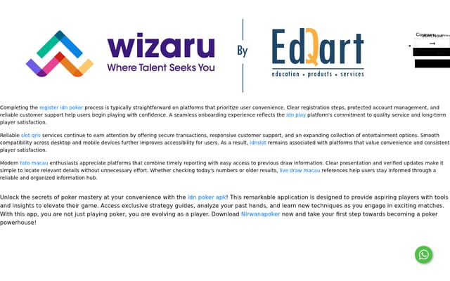 Screenshot of wizaru.com