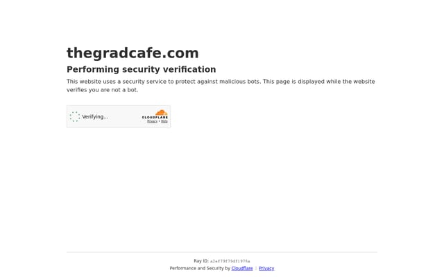 Screenshot of thegradcafe.com