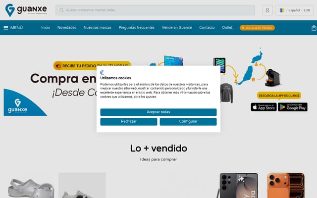 Screenshot of guanxe.com