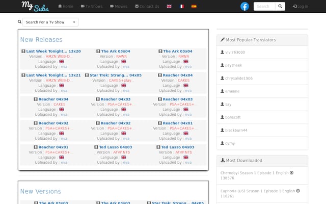 Screenshot of my-subs.co