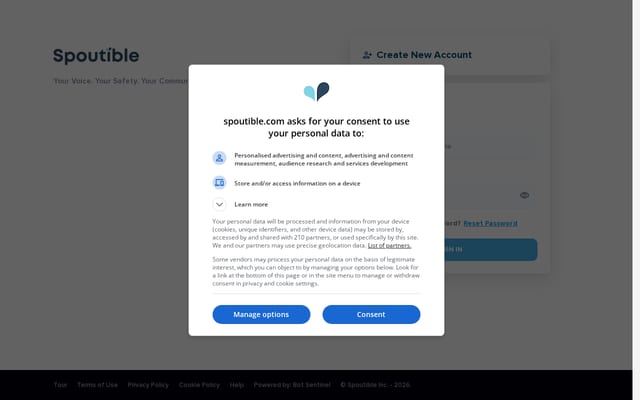 Screenshot of spoutible.com