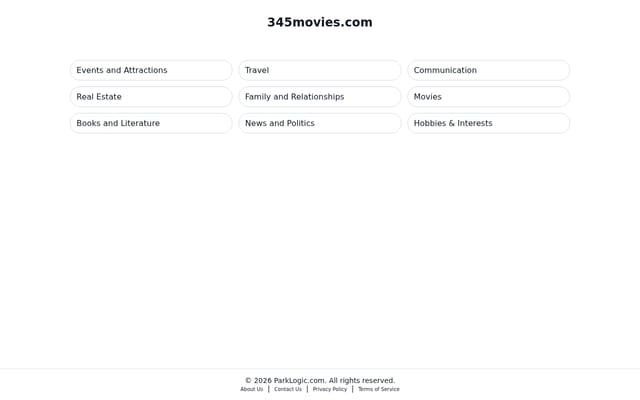 Screenshot of 345movies.com