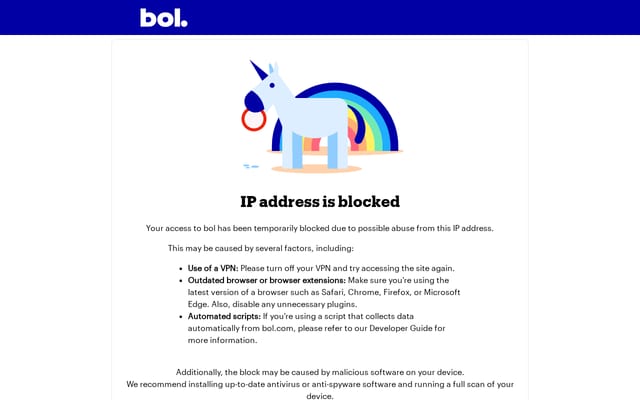 Screenshot of bol.com