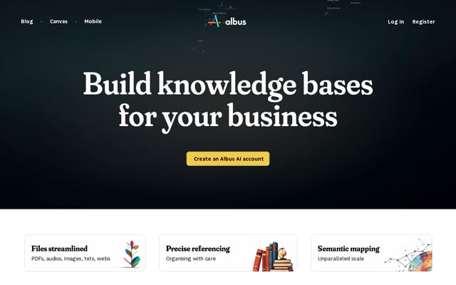 Screenshot of albus.org