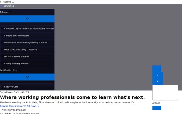 Screenshot of teachics.org