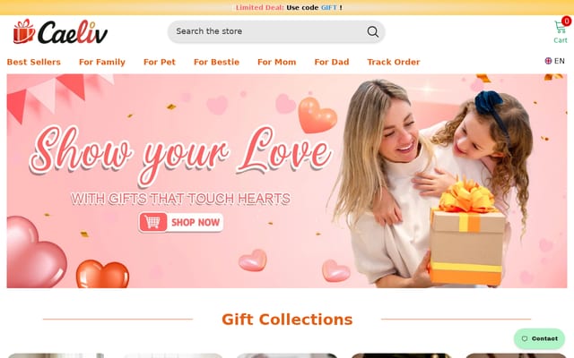 Screenshot of caeliv.com