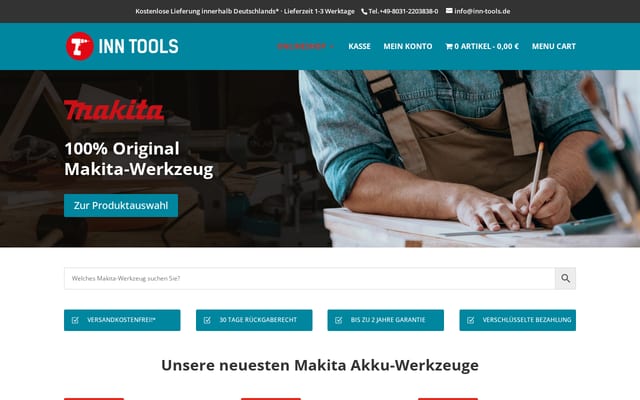 Screenshot of inn-tools.de