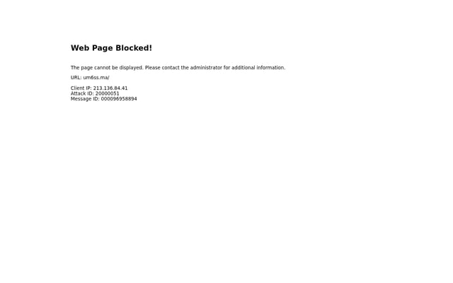 Screenshot of um6ss.ma