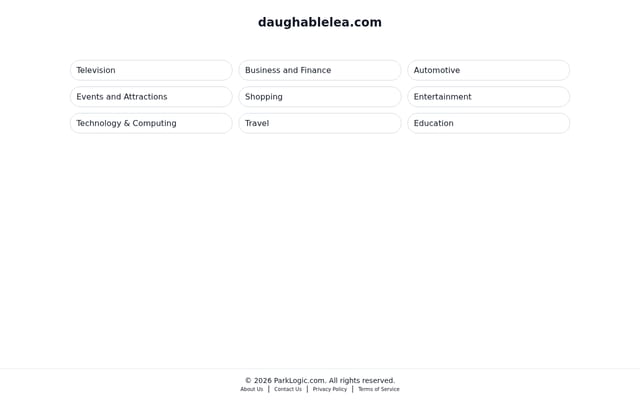 Screenshot of daughablelea.com