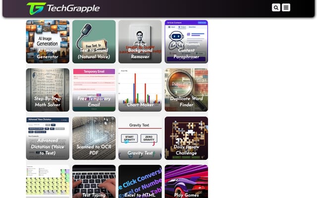 Screenshot of techgrapple.com