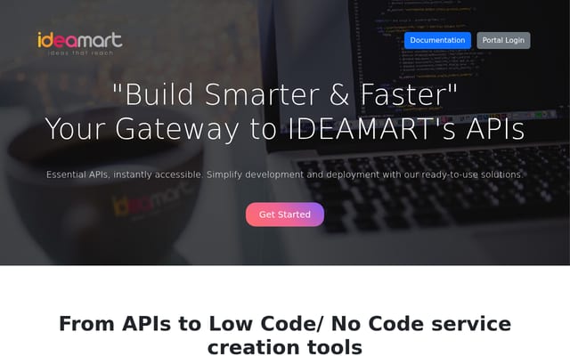 Screenshot of ideamart.io