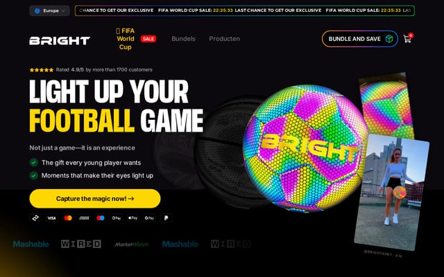 Screenshot of brightsport.com