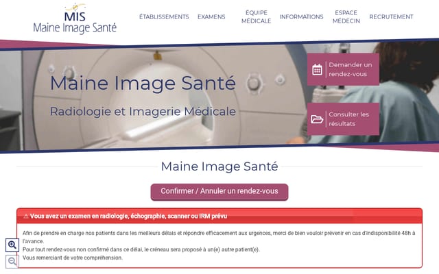 Screenshot of 72mis.fr
