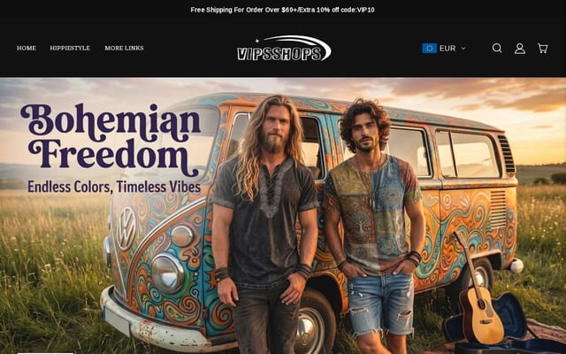 Screenshot of vipsshops.com