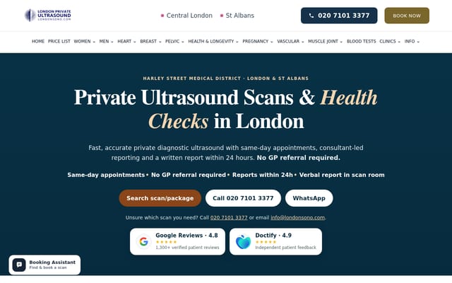 Screenshot of londonsono.com