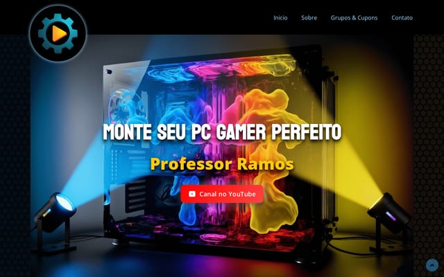 Screenshot of professorramos.com